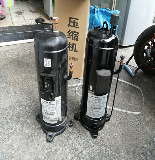 江口中央空调压缩机的更换维修